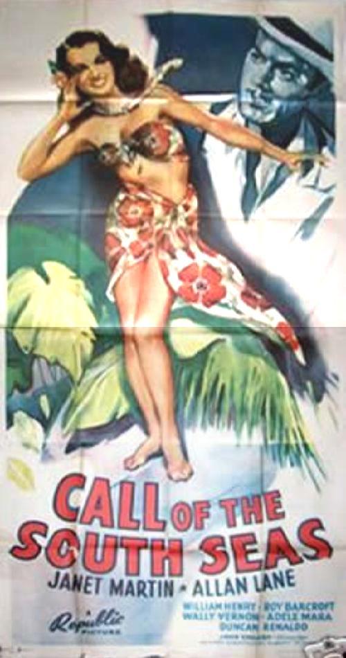 CALL OF THE SOUTH SEAS 3 sheet
